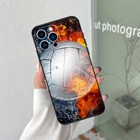 Volleyball Sport Silicone Soft Case For iPhone 17 Air 11 14 15 16 Pro Max 12 13 Mini 16e 16 Plus Back Cover For iPhone 11