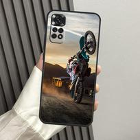 Moto Cross Motorcycle Sports Case For Xiaomi Redmi Note 14 13 Pro 12 11 10 9 11S 12S Redmi 14C 13C 15C 10C 12C 15 Funda For Redmi 10