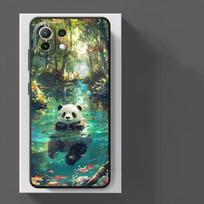 Funda Phone Cover Case for Xiaomi Poco F8 X3 X4 X5 X7 Pro C71 F3 F1 C50 C75 M3 M4 M7 Pro M5 C61 Bamboo Forest Panda Poco F3