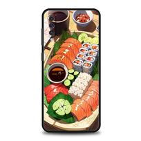 Phone Case For Samsung A56 A36 A26 A54 A52 A24 A14 A50 A70 A40 A20E A06 A12 A22 A34 A42 A32 5G A04s A16 Cover Cute Cartoon Sushi For Samsung A20e