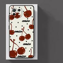 Case for Xiaomi Poco F8 M3 M4 M7 Pro F3 M5 X3 X4 X5 X7 Pro C71 C75 C61 F1 C50 Funda Phone Cover Cartoon Cherry Poco F3
