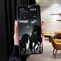 Case for Xiaomi Poco F8 F1 M3 M4 M7 C71 C61 M5 C50 X3 X4 X5 X7 Pro C75 F3 Funda Phone Cover Simple Horse Poco F3