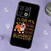English Bulldog Heartbeat For OnePlus Nord 5 CE 2 3 4 Lite N20 N30 Case For OnePlus 15 13 12 11 10 13T 10T 10R 12R 13R For OnePlus Nord 2