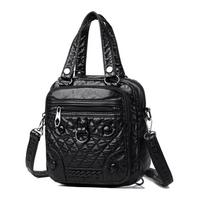 Single Shoulder Crossbody Bag, Double Shoulder Bag, Casual and Lightweight Handbag raudona