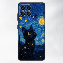 Van Gogh Starry Night Cat Case for Honor 90 8X X9a Magic5Lite X7 X6 X8 200 400 Lite X5b 70 Funda Phone Cover Honor 8X