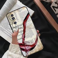 Red Wine Glass Art For Honor Magic 8 6 7 Pro Case For Honor X9d X9c X9b X9a X8c X8b 200 400 50 70 90 Lite Win RT For Honor 50