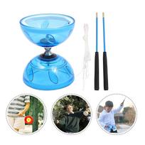 Toys Double-headed Diabolo Bearing Jling Classic Yo-yo For The Elderly Kids Fiess mėlyna