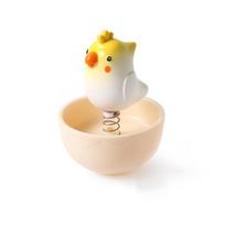Anti Spill Parrot Feeder Toy Bite Resistant Pet Feeding Cup Food Water Dish  Small Pet Bird geltona