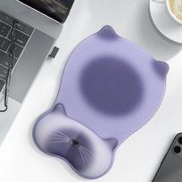 1Pc Cat-Shaped Mouse Pad, Non-Slip Silicone Wrist Rest, Computer Office Silicone Wrist Rest, Cute And Non-Slip as the picture