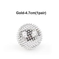 1 Pair Yoga Fitness Ball Durable Spiky Massage Ball Trigger Point Sport Fitness Hand Foot Pain Relief Magnetic Therapy Massager as the picture