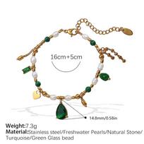 French Hong Kong Style Court Light Luxury Design Noble Zircon Natural Pearl Exquisite Necklace Collarbone Chain Necklace