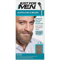 Just For Men Mustache & Beard Beard Coloring For Gray Hair With Brush Included, Blond M10/15