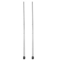 2pcs Operation Pole Table Football Supply Soccer Machine Pole Table Soccer Operation Rod Metal Rod
