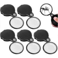 5 Pack Folding Pocket Loupe Mini Pocket Loupe 10x Folding Pocket Loupe