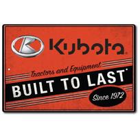 DORA Tin Sign Kubota Sign Metal Tin RetroTractor Equipment Wall Agricultural Decor Diesel Sign 20x30cm（7.8x11.8inch）
