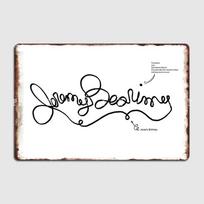 DORA Tin Sign Jeremy Bearimy Poster Metal Plaque Cinema Garage Home Classic Plaques Tin Sign Posters 20x30cm（7.8x11.8inch）