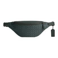 COACH fanny pack Charter 32 classic presbyopic multifunctional pocket zipper closure jacquard calfskin shoulder crossbody bag chest bag waist bag žalia