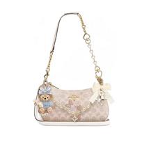 COACH shoulder bag [Customized bag] Teri 24 classic presbyopic Logo zipper closure, pendant, scarf, bow, printing Mountain travel basic model balta