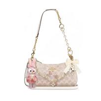COACH shoulder bag [Customized bag] Teri 24 classic presbyopic Logo zipper closure, pendant, scarf, bow, printing, extension Huajianzhuo basic style balta