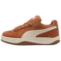 PUMA Park Luna Leather Skateboard Shoes Women's Caramel Brown 36