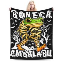 Boneca Ambalabu Halloween Mummy Italian Brainrot Gen Z Blanket Quality Warm Soft  Bedding Throws Winter Picnic Bedroom Bedspread 75x90cm