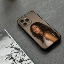 Zendaya Coleman Phone Case For IPhone 1716 15 14 13 Pro Max 11 12 Mini X Xs XR Black Silicone Cover iPhone14Pro