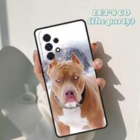 Pitbull Dog phone case For Samsung Galaxy A42 A31 A40 A51 A71 A32 A80 A91 A52 A72 A73 A20e A21S A50 A70 A11 A12 Cover For Samsung A11