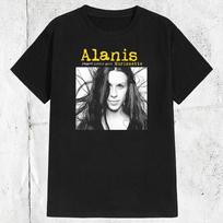 Vintage 90s Alanis Morissette Band Tshirt Unisex T-Shirt S įvairiaspalvis