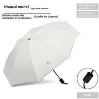 Triple-Fold Thickened Sun Protection Umbrella Forest-Style Sun Umbrella With Uv-Protected And Thickened Rain Umbrella D