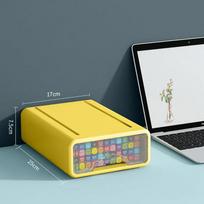Multi-layer Pen Holder Drawer Style Desk Organizing Plastic Stationery Organizer Transparent Organizers Office Boxes Accessories geltona