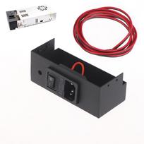 3D Printer Upgrade Parts Printer Power Shell 12V/24V 360W Power Supply Switch Male Socket With Fuse And 2m Cable 1set