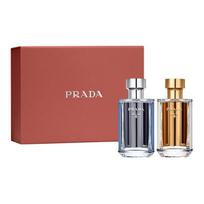 PRADA Perfume Sets Unisex Azure Blue Gentleman 50ml+Tuberose Ladylike 50ml