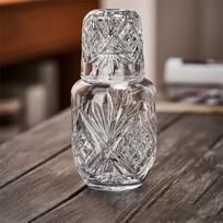 Transparent Glass Water Bottle Aesthetic Cold Pitcher Household Water Kettle  Juice Style A