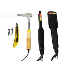 Acrylic Letter Bender Portable Acrylic Hot Bending Machine Sign-making Tool 1 Pair+Hook Knife+12cm Tube Bender