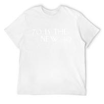 70 is the new 40 T-Shirt baggy shirts graphic t shirts graphic shirts aesthetic clothes mens tall t S
