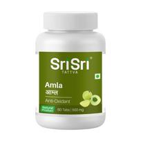 Sri Sri TATTVA Amla 500mg60 Tablets Pack Of 2 | Natural Antioxidant Supplement For Wellness & Longevity
