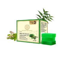 Khadi Natural Neem Tulsi Handmade Herbal Soap 125g X Pack of 3 for Deep Skin Hydration & Cleanse