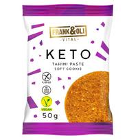 KETO SOFT COOKIE TAHINI flavor sesame peanuts SUGAR FREE 50g