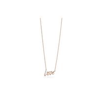 Tiffany & Co. Graffiti Series Love Pendant Small Necklace Women necklace Rose-Gold 60021422 Rose Gold,F