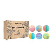 Limited time!!Oceaura Bath Bomb Set Gentle And Moisturizing Floral Scent Body Cleansing Long-Lasting Fragrance Comfortable Bath Bombs