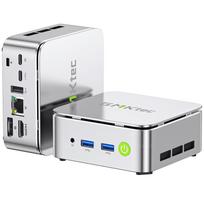 GMKtec G10 AMD Ryzen 5 3500U Mini PC Dual Channel DDR4 3200MHz NVMe SSD Win 11 Pro WiFi BT 2.5Gbps LAN Desktop Office Computer NO RAM NO SSD balta
