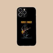 Gun n Rose Phone Case for iPhone 16 15 14 13 12 11 X XR XS Pro Max Plus Mini Clear Transparent Luxury Smartphone Cover iPhone XR