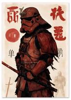 Poster samurai warrior fantasy 21x29,7 cm A4