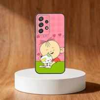 BIG EAR TUTU Cartoon Phone Case For Samsung S25,S24,S21,S22,S23,S30,Ultra,S20,Plus,Fe,Note,10,9,5G Black Cover Samsung S21plus