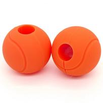 1 Pair Weightlifting Barbell Grip Ball Reduce Palm Pressure Fitness Equipment  Fitness oranžinė