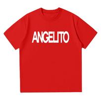 Rapper Bad Gyal Hip Hop T Shrit Bad Gyal Angelito Tee Trendy Womens Short Sleeves Tops Harajuku Cotton Print Casual Y2K Clothes S