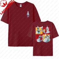 Futurama Bender Robot Cartoon Print Unisex Cotton TShirt Streetwear Summer Fashion Trendy Unisex Women Top  Funny SciFi Lover Tee 4XL