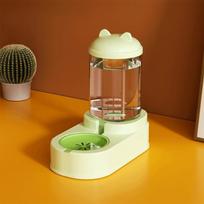 Large Capacity Cat Automatic Feeder Durable Anti Spill Pet Water Dispenser Plastic Cartoon Shape Dog Feeder Multi Pet Household