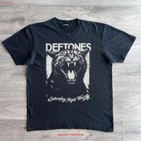 Deftones Saturday Night Wrist Screaming Cat Black T shirt Size S 5XL vintage Washed Breathable Versatile streetwear S įvairiaspalvis