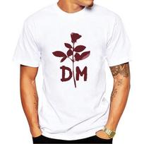 Depeche Mode Fashion O Neck White Man Unisex T-shirts S įvairiaspalvis